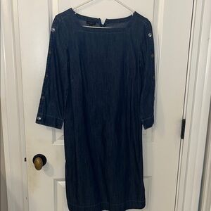 Talbots Denim Shift Dress
